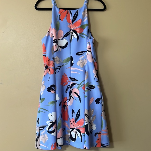 Vince Camuto Fit and Flare Halter Dress size 14 - Picture 6 of 11